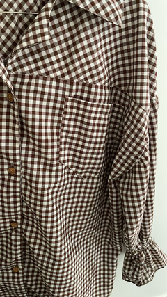 Imagen de Maxi Camisa CIOCCOLATO PRE VENTA CON ENTREGA ESTIMADA PRINCIPIOS DE OCTUBRE!