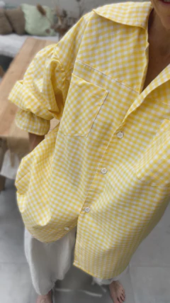 Maxi Camisa VICHY Limón ¡SEGUNDA PRE VENTA! ENTREGA ESTIMADA 17/12 - Houp