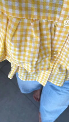PRE ORDER! Blusa VOILÁ Vichy LIMÓN | INGRESAN EL 28/9! - comprar online