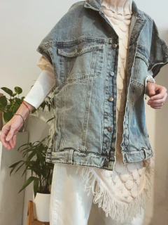 Ponchito Chaleco Denim PHARRELL - comprar online
