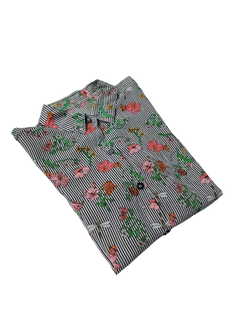 Imagen de Camisa Stripped Flowers