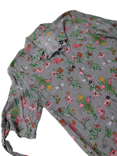 Camisa Stripped Flowers - comprar online