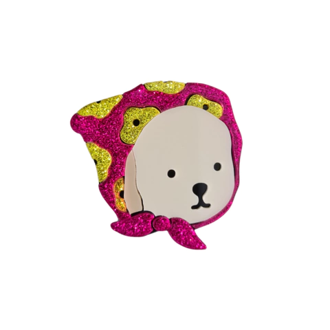 Aplique Bobbie Goods Gorro Flor Pink - 3,5cm - 1 Unidade - comprar online