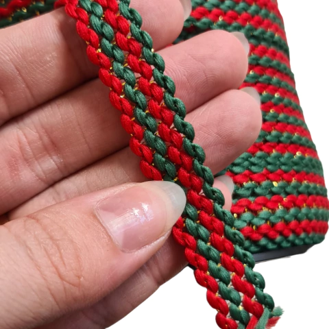 Fita Passamanaria Natalina - 3 Metros - comprar online