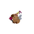Aplique Capivara Fada - 3,5cm - 1 Unidade - comprar online