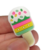 Aplique Picolé Branco Listra - 3,5cm - 1 Unidade