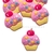 Cupcake Rosa Estrelinhas - 2 Unidades