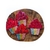 Aplique Cupcake Glitter Pink - 4cm - 1 Unidade - comprar online