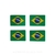 Bandeira Brasil - 2,8cm - 2 Unidades