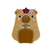 Aplique Capivara Coroa Flores Curvada - 7cm - 1 Unidade na internet