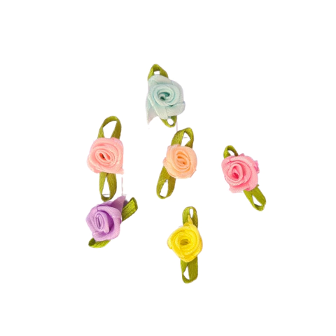 Flor Rococó Colorido Candy - 20 Unidades