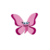 Aplique Bala Borboleta Fini - 6x5cm - 1 Unidade - comprar online