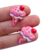 Aplique Sorvetinho Rosa - 2,5cm - 1 Unidade
