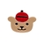 Aplique Urso Maple Bear Escolar - 5cm - 1 Unidade