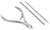 Alicate Corta CutículaS + 2 Herramientas Premium -W778EP - comprar online