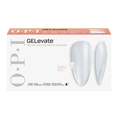 OPI GELevate Soft Gel Extensions Tips Almond Medium x 640 Uds (FCT004)