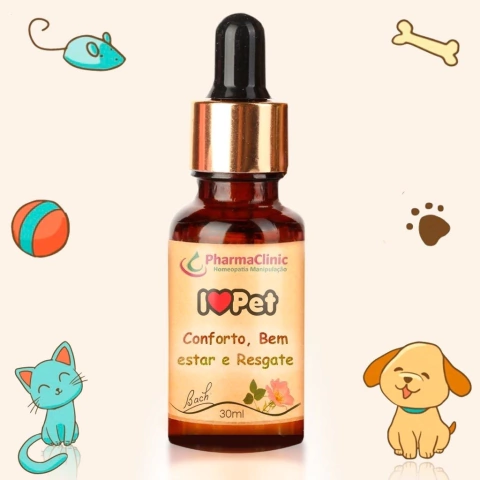 Conforto, Bem-estar e Resgate Floral de Bach para Pets | PharmaClinic Manipulação Personalizada