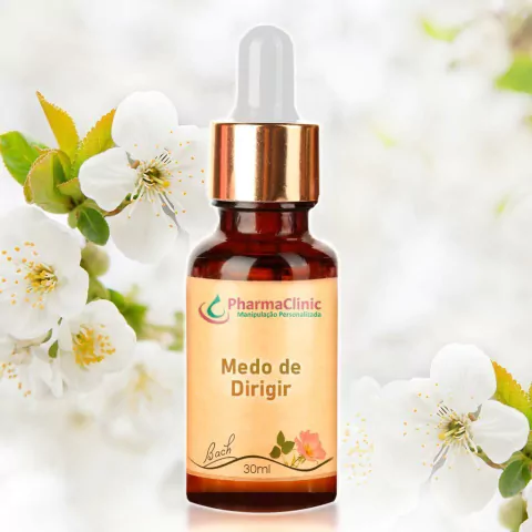 Medo de Dirigir Floral de Bach | PharmaClinic Manipulação Personalizada