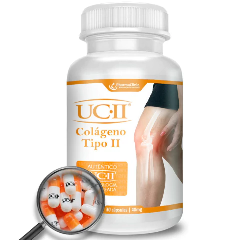 UC-II 40mg Colágeno Tipo 2 Ajuda a Manter as Articulações Saudáveis - PharmaClinic Manipulação Personalizada