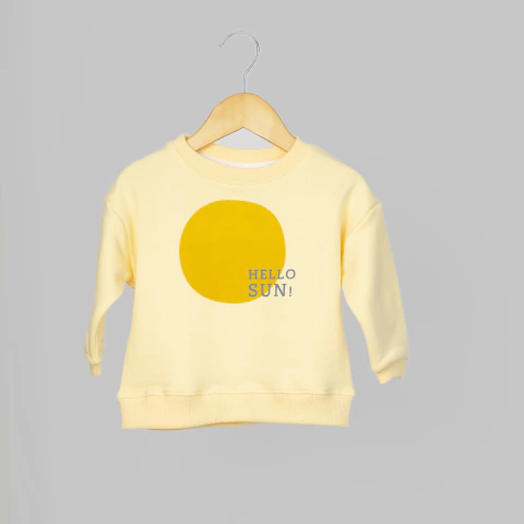 BUZO AMARILLO HELLO SUN! - comprar online