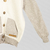 CARDIGAN COMBINADO (crudo/gris) - comprar online