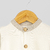 CARDIGAN COMBINADO (crudo/gris) - Little Noah