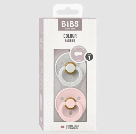 CHUPETE BIBS X2 Pastel - Celeste y Rosa
