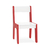 CADEIRA INFANTIL VERMELHO - comprar online