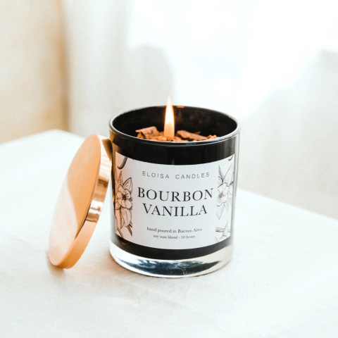 Bourbon Vanilla Vela Aromática