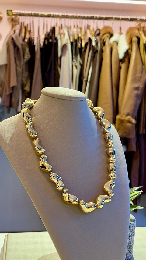 colar de coração 1 DOURADO - comprar online
