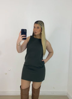 vestido zara 2 VERDE MILITAR - loja online