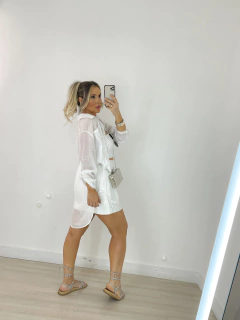 top liz brilho BRANCO na internet