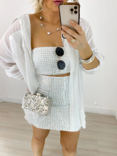 saia liz brilho BRANCO na internet