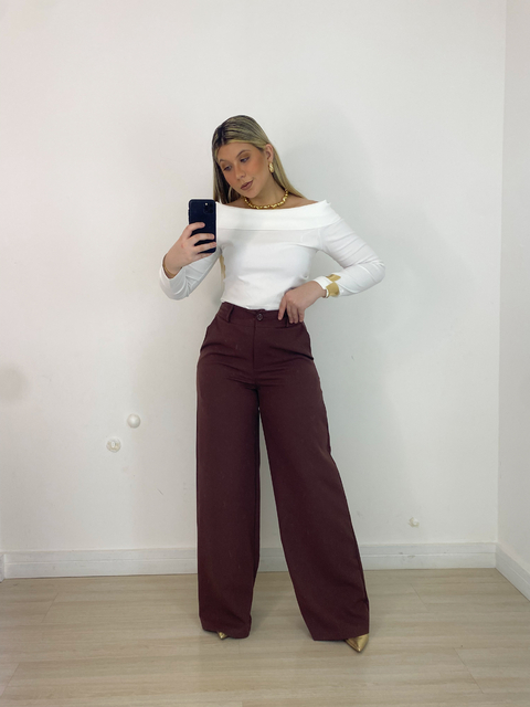 calça aline MARROM - comprar online