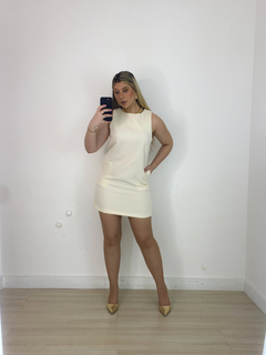 vestido zara 2 BEGE na internet