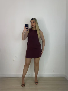 vestido zara 2 MARROM - Deise Marchetti