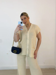 conjunto alice tricot BEGE - loja online