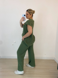 conjunto alice tricot VERDE MILITAR - loja online