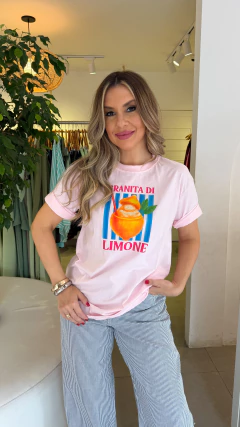 camiseta yara ROSA - comprar online