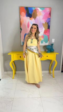 vestido larissa AMARELO na internet