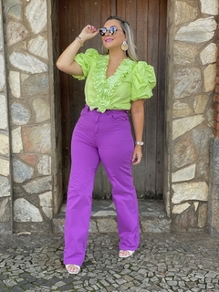 calça julia ROXO na internet