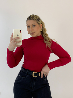 blusa catarina canelada VERMELHO - comprar online