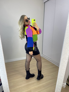 saia de matelasse PRETO - comprar online