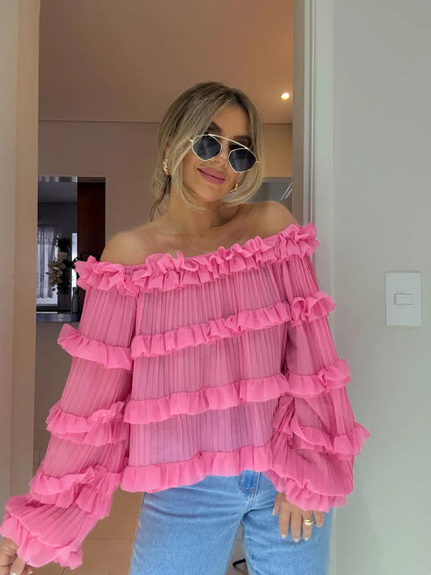 blusa erika ROSA - comprar online