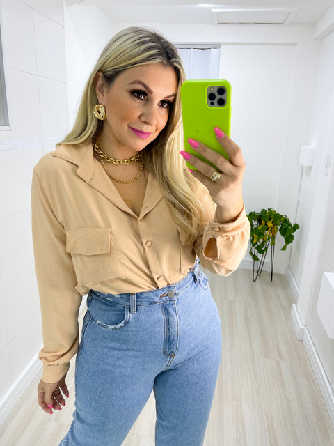 camisa luiza nude NUDE