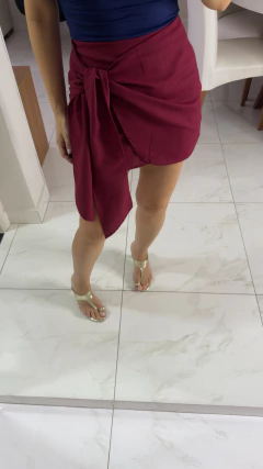 SHORTS SAIA LUIZA CEREJA - loja online