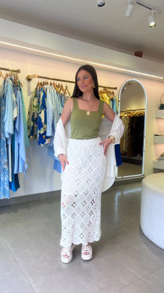 SAIA CROCHE NORONHA BRANCO na internet