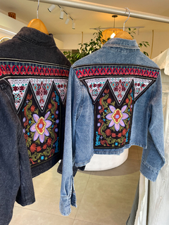 jaqueta etnica JEANS - loja online
