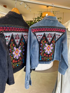 jaqueta etnica JEANS - loja online