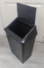 Tacho Negro Rectangular con Tapa Busgran 45 Lts - SUPERCENTROMAYORISTA scmdelimpieza